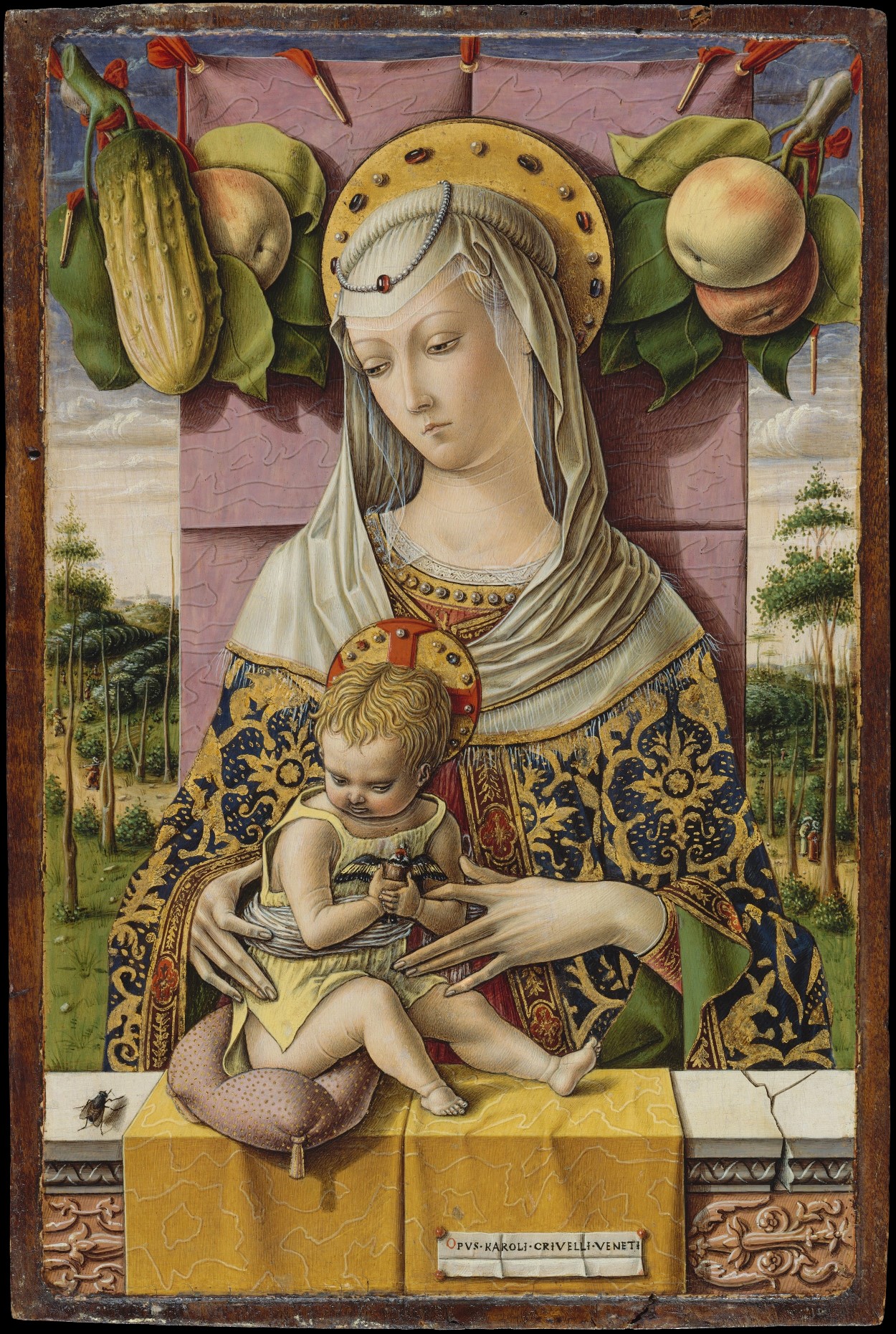 Carlo Crivelli - Virgen y Niño - hacia 1480-2
